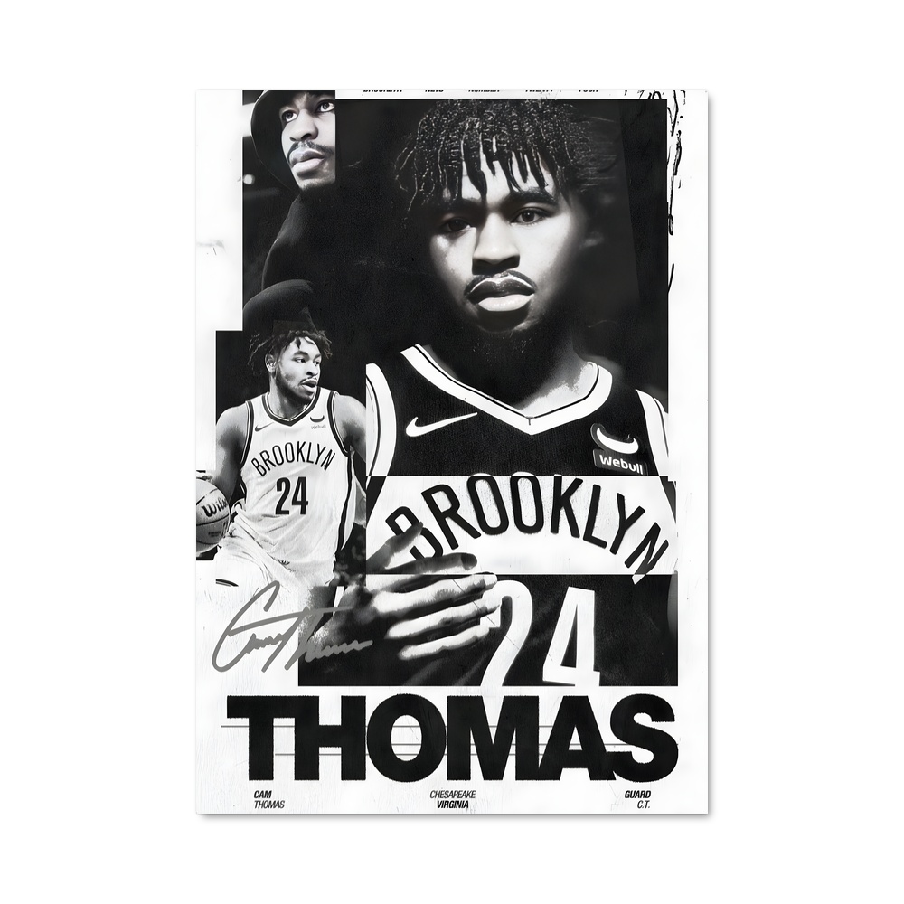 Poster Brooklyn Legend – affiche Basketball
